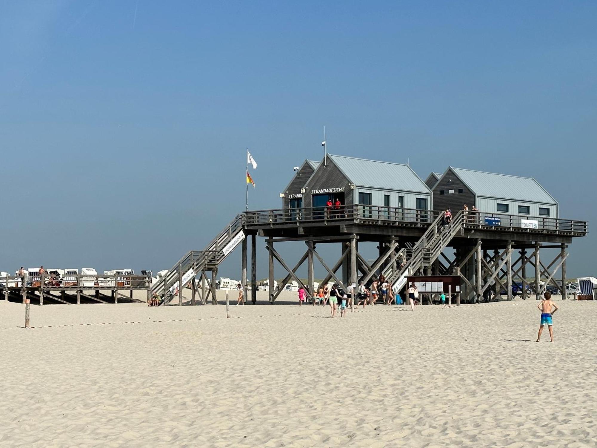 Sky & Sand Spo Nordsee By Nature I Boxspringbett, Terrasse, Zentral, Nah Am Deich 장크트 피터 오르딩 외부 사진